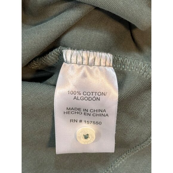 Tahari Men's Classic Polo Olive Green Short Sleeve Collar One Pocket Size XXL - Picture 9 of 9